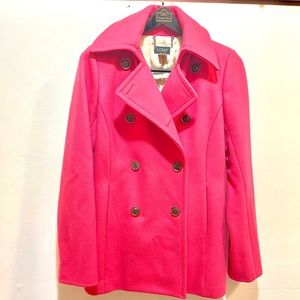 J.Crew wool coat pink pea coat tall small